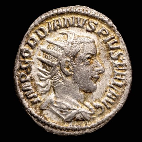 Roman Empire Gordian Iii Ad Antoninianus Rome Apollo