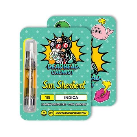 Deadhead Chemist Sunset Sherbet Vape Cartridge Indica