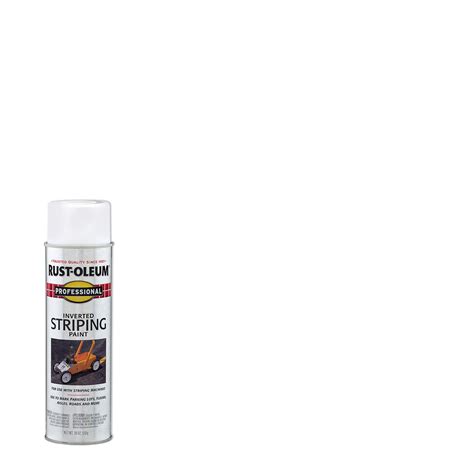 White Rust Oleum Professional Inverted Striping Paint White 2593838