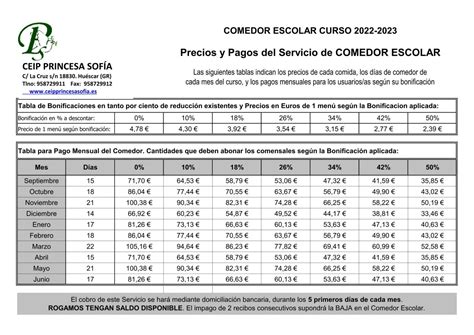 Comedor Escolar Ceip Princesa Sof A Hu Scar