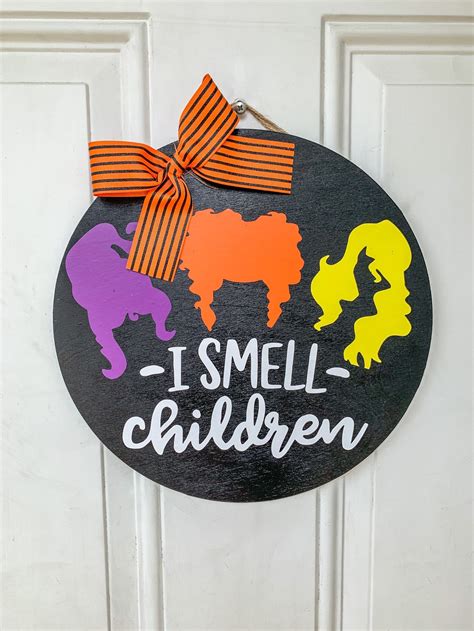 12 Hocus Pocus Door Hanger Halloween Door Hanger Front Etsy