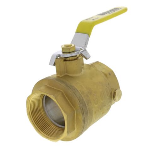 41727 Webstone 41727 2 Ips Full Port Forged Brass Ball Valve With Ips Hole