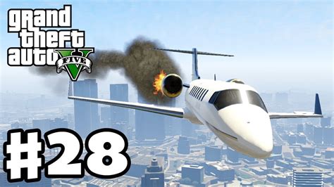 Grand Theft Auto 5 Gameplay Walkthrough Part 28 Plane Crash Gta 5