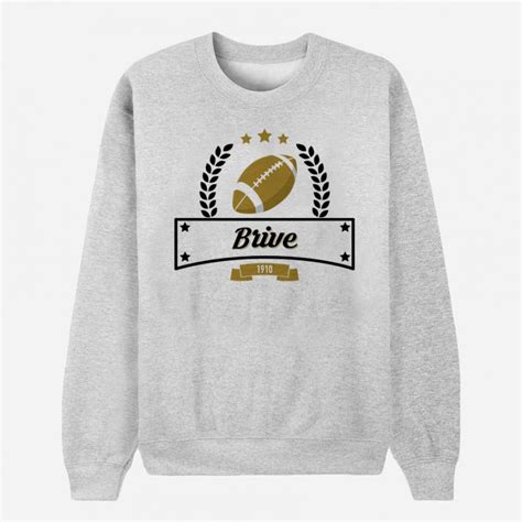 Sweat Adulte Gris Club De Rugby Brive Ketshooop T Shirts