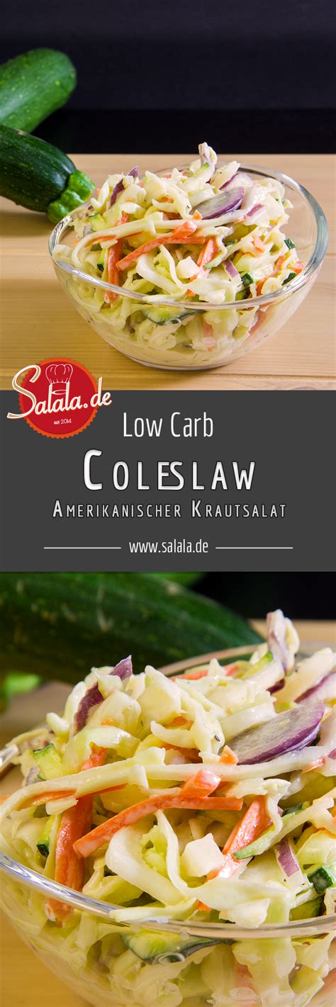 Coleslaw Amerikanischer Krautsalat Low Carb Glutenfrei