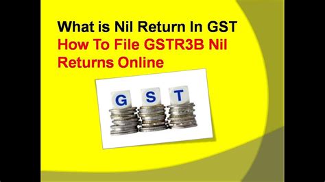 How To File GSTR 3B Nil Return In Telugu What Is GST Nil Return