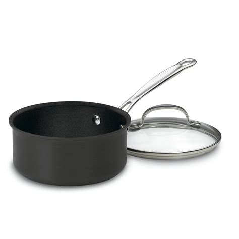 Cuisinart Chef S Classic Non Stick Hard Anodized Quart Saucepan