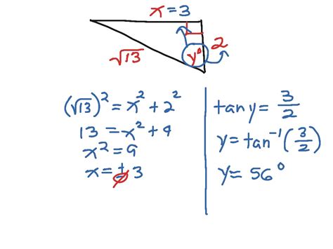 Trigonometry Finding The Midpoint Of A Right Angle Triangle Images