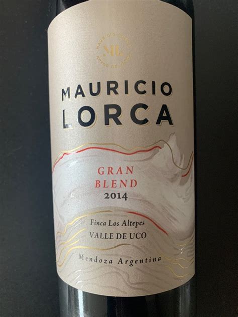 2014 Mauricio Lorca Malbec Gran Malbec Finca Los Altepes Argentina