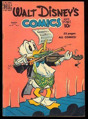 Walt Disney S Comics And Stories Carl Barks Art Golden Age Dell