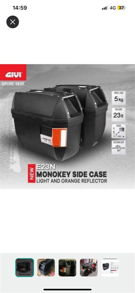 Givi E Side Box Panniers Motorcycles Motorcycle Accessories On