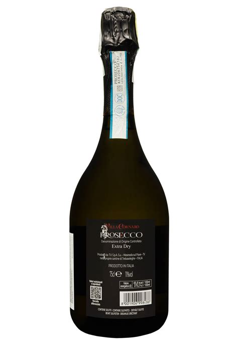 Игристое вино Villa Cornaro Prosecco DOC Extra Dry Белое Сухое 0 75 л