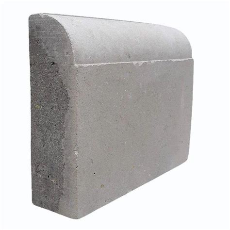 Outdoor Solid 70mm Concrete Curb Stone For Constructions 52kg At