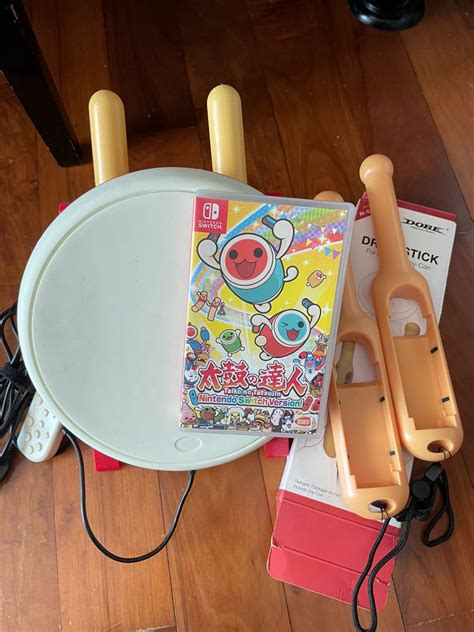 Nintendo Switch Taiko No Tatsujin Game Drums Video Gaming Video