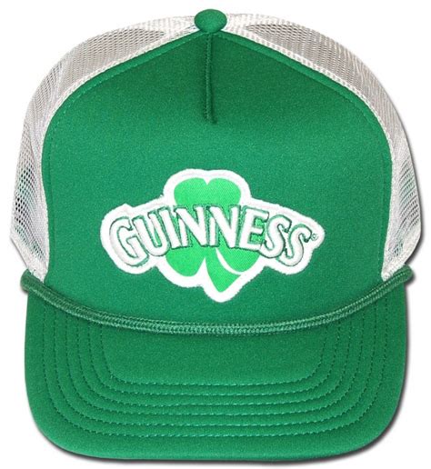 Guinness Trucker Hat Old School Embroidered Officially Licensed