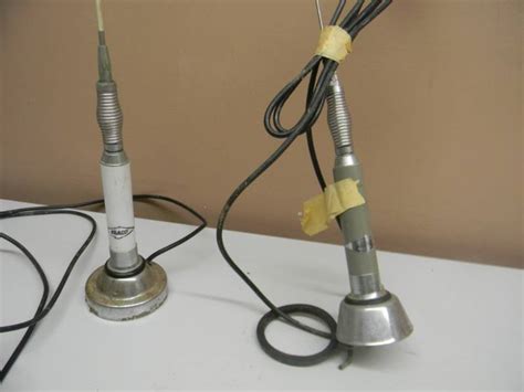 2 Vintage Kraco Cbradio Whip Antennas With Cords See Pictures