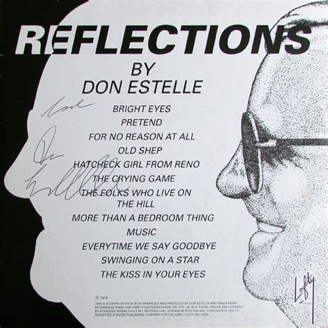 Don Estelle Reflections Releases Discogs