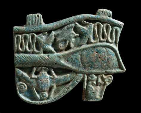 Eye Of Horus Wedjat Pectoral Nubian Napatan Period Reign Of Piankhy