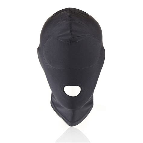 Mascara de Sumisión Negra Boca Abierta Kamadeva Sex Shop