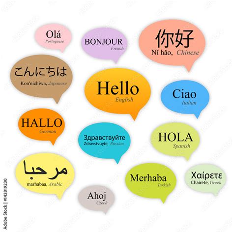 Hello In Different Languages Printable Prntbl Concejomunicipaldechinu