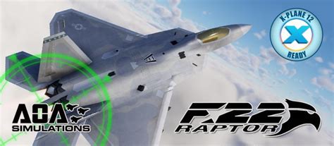 AOA Simulation F 22A Raptor XP12 2 0 News From Commercial Designers