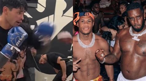 Ryan Garcia CLOWNS Devin Haney With DIDDY POOL PARTY Shirt In MORNING