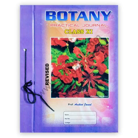 Botany Practical Journal For Class Xi By Prof Arshad Jamal Azad Cbpbook