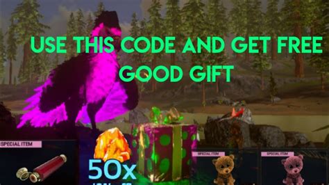 ARK MOBILE FREE GOOD GIFT FOR ARK PLAYERS USE THIS CODE YouTube