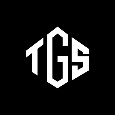 Tgs Letter Logo Design With Polygon Shape Tgs Polygon And Cube Shape