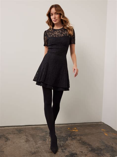 Olivia Lace Flare Dress