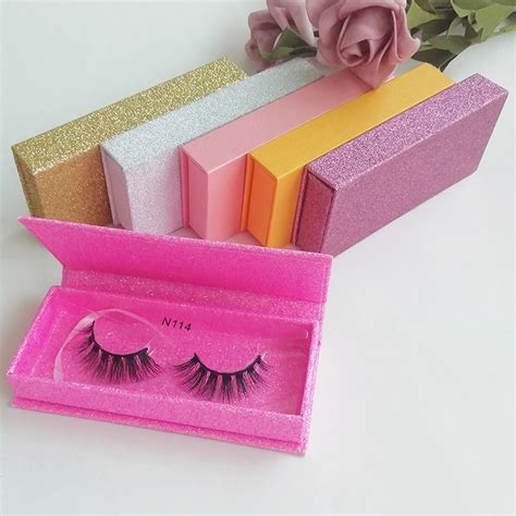 2019 New Products Empty Magnetic Lash Box Glitter Lash Package