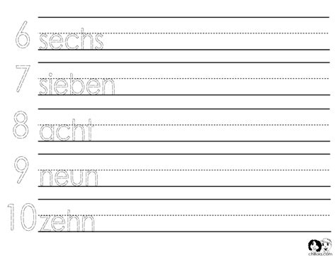 Worksheets German - Numbers | Number worksheets, Homeschool worksheets ...