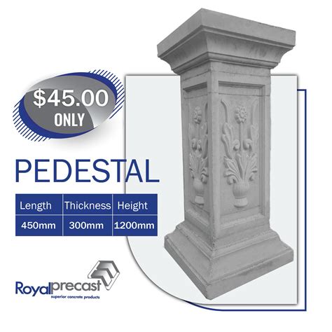 1200mm Pedestal Royal Precast