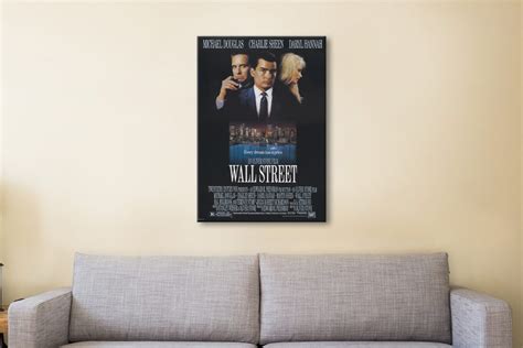 Wall Street Vintage Movie Poster Canvas Art Print | Canvas Prints Australia