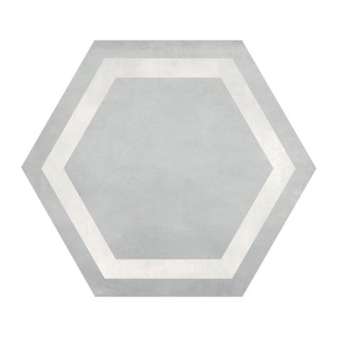 Ice Frame Hexagon Porcelain Tile Anaformicefrhex Iwt Deco Tile