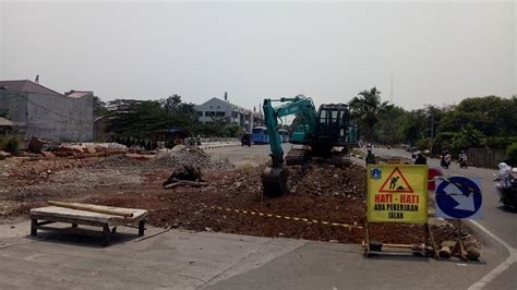 Setelah Mangkrak Bertahun Tahun Proyek Pelebaran Jalan Joglo Raya