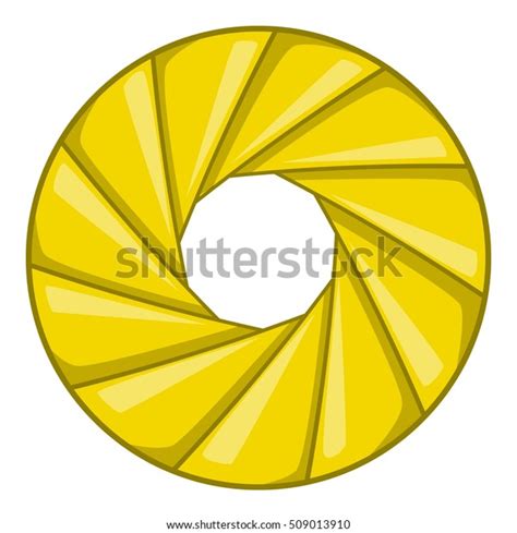 Diaphragm Icon Cartoon Illustration Shutter Vector Stock Vector ...