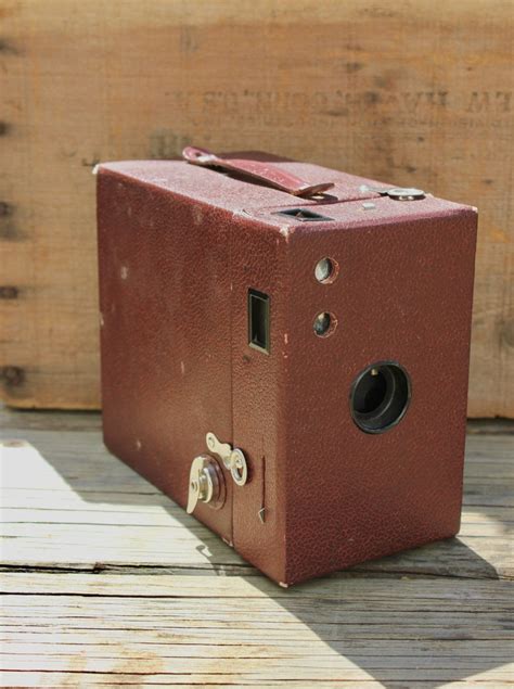 Kodak Rainbow Hawkeye No 2a Model B Maroon Box Camera Etsy