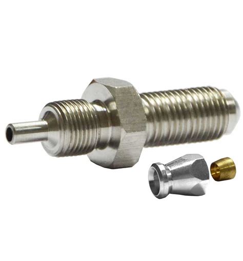 M10x1mm Long Male Convex Fitting For An 3 3mm Stainless Back Nut