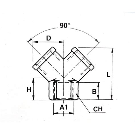 Acheter Un Raccord En Forme Y Femelle Pour Air Comprim Pneumatique