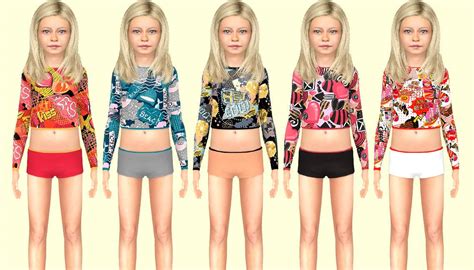 Girls Graffiti Rushguard Bikini Gallery The Sims 4 Create A Sim CurseForge