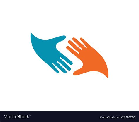 Hand care icon business Royalty Free Vector Image