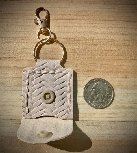 Coin Holder Keychain With Snap Closure Aldi Quarter Holder Etsy