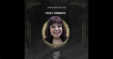 Confirman Muerte De Vicky C Rdova Actriz Mexicana De Doblaje De Mary