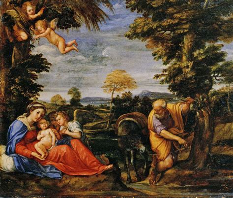 Francesco Albani Rest On The Flight Into Egypt