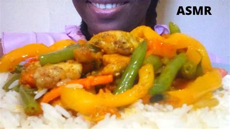 ASMR CHICKEN STIR FRY HOMEMADE - ASMR EATING SOUND (NO TALKING ...