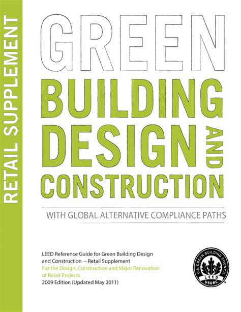 Leed Reference Guide For Green Building Design And Construction Retail