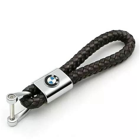 Llavero Lujo Carro Moto Tipo Trenza Elegant Logo Marca Cuero Cuotas