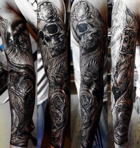 Stunning Full Black Sleeve Tattoo Inspirations Full Sleeve Tattoos