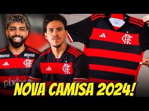 CONHEÇA A NOVA CAMISA DO FLAMENGO 2024 VEJA TODOS OS DETALHES DO NOVO